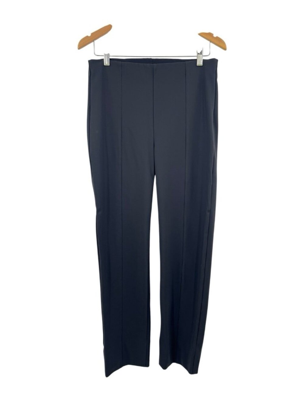 HONEYLOVE Women's Black Straight Leg Pull On Dress Pants Large